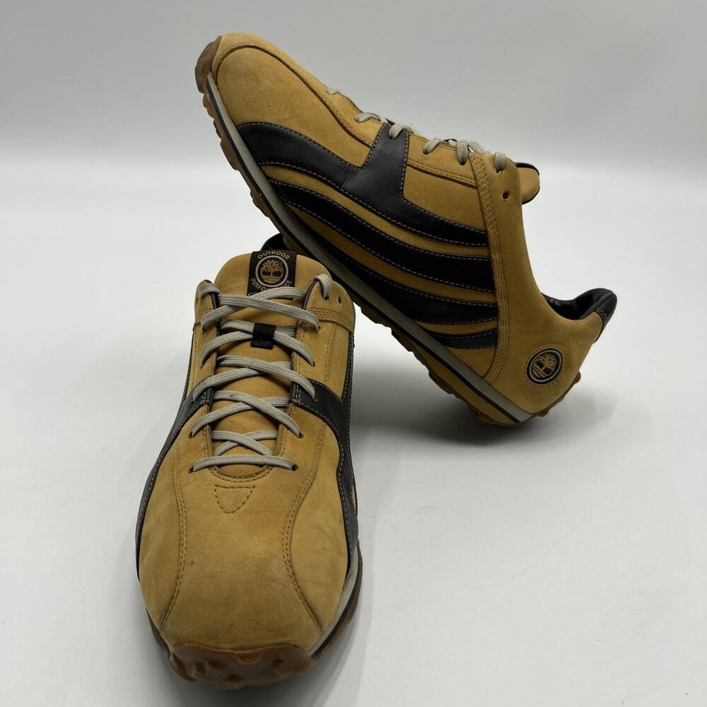 VINTAGE Timberland Fells Trainer Tan Yellow drivers Men’s Size 11